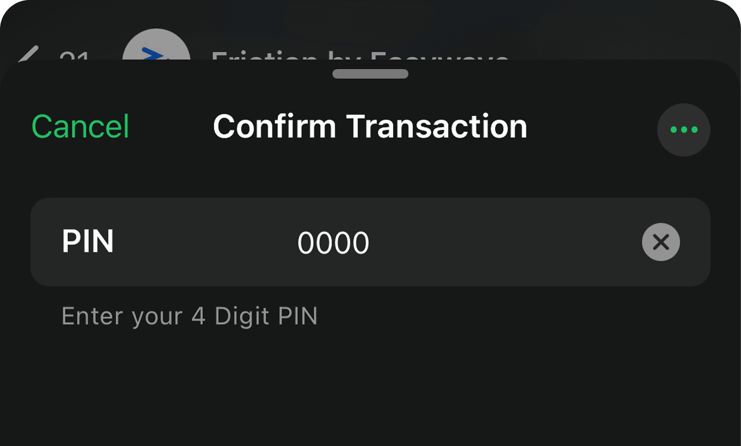 Transaction PIN
